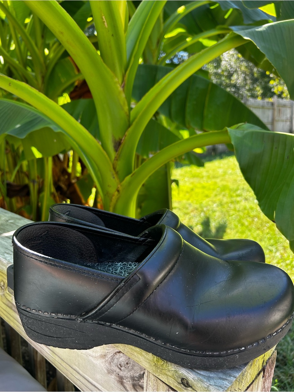 Dansko Women's Professional XP 2.0 Black Leather Sz US 10.5-11 EUC 42 ClogShoes